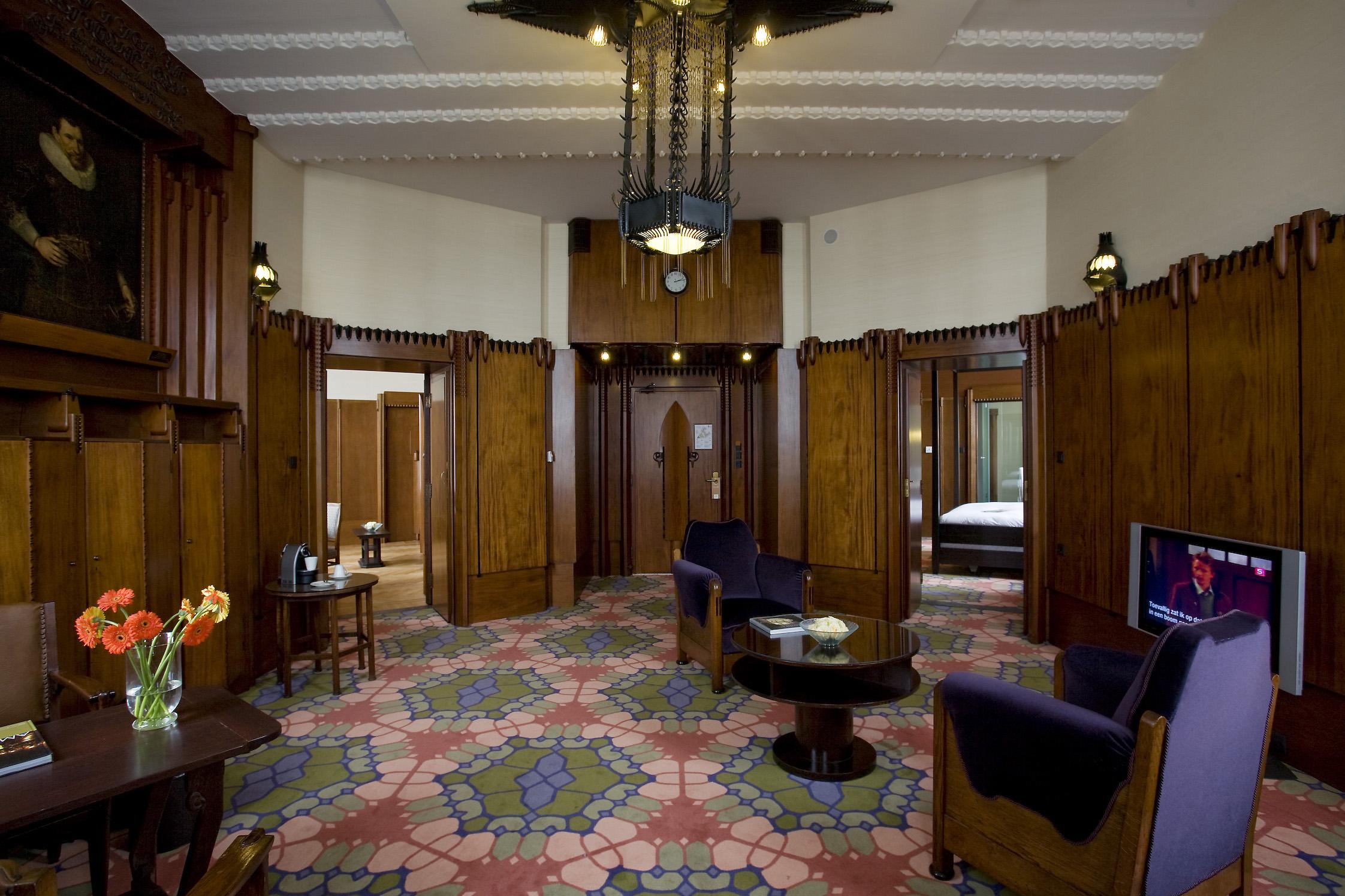 Grand Hotel Amrath Amsterdam Exterior foto The interior of the hotel